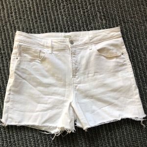 Old Navy White Denim Shorts